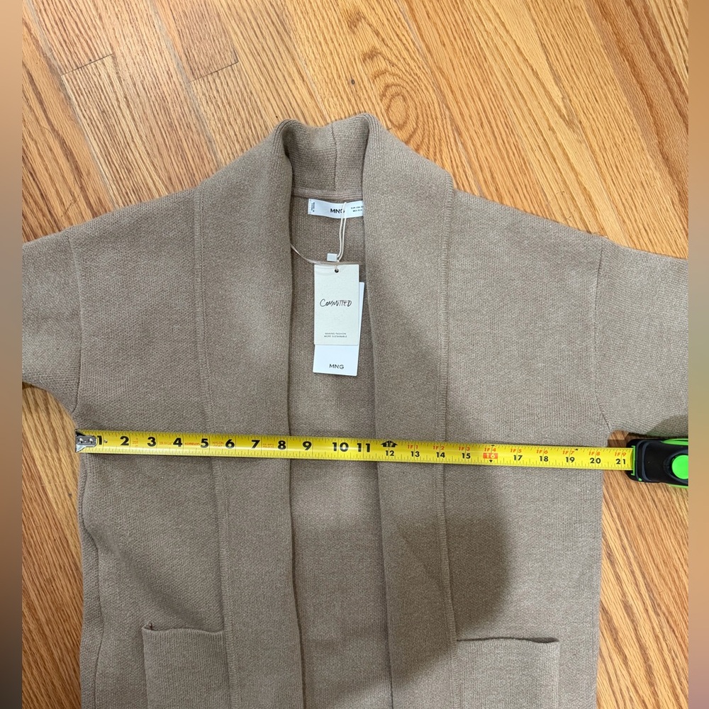 New with tag Mango MNG Ringo Coatigan sweater coat cardigan - Picture 7 of 13